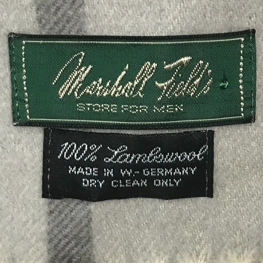 Plaid Wool Scarf - Picture 2 of 3